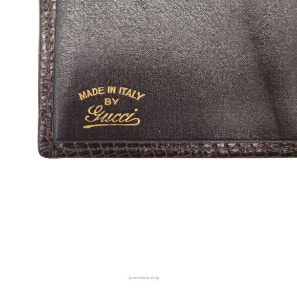 🔴 Gucci Long Wallet - Brown Lizard Leather - Picture 6 of 6